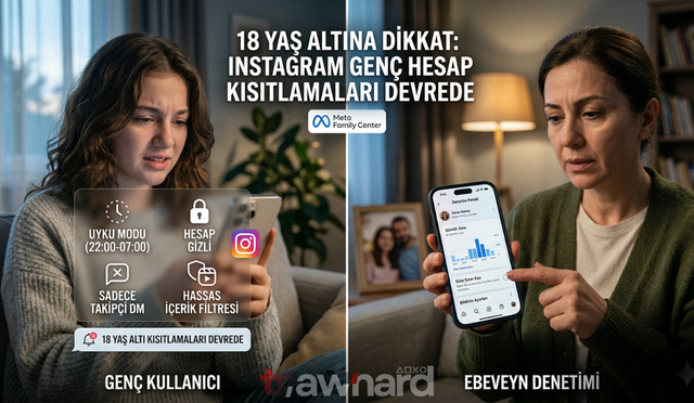 18 Yaş Altına Dikkat Instagram Genç Hesap Kısıtlamaları Devrede Haber Görseli